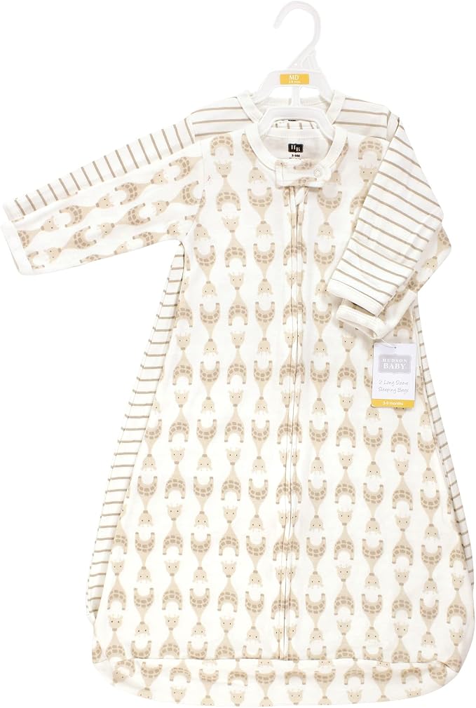 Hudson Baby Unisex Baby Cotton Long-Sleeve Wearable Sleeping Bag - Image 2