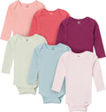 Gerber Baby 6 Pack Long-sleeve Onesies Bodysuit by Gerber
