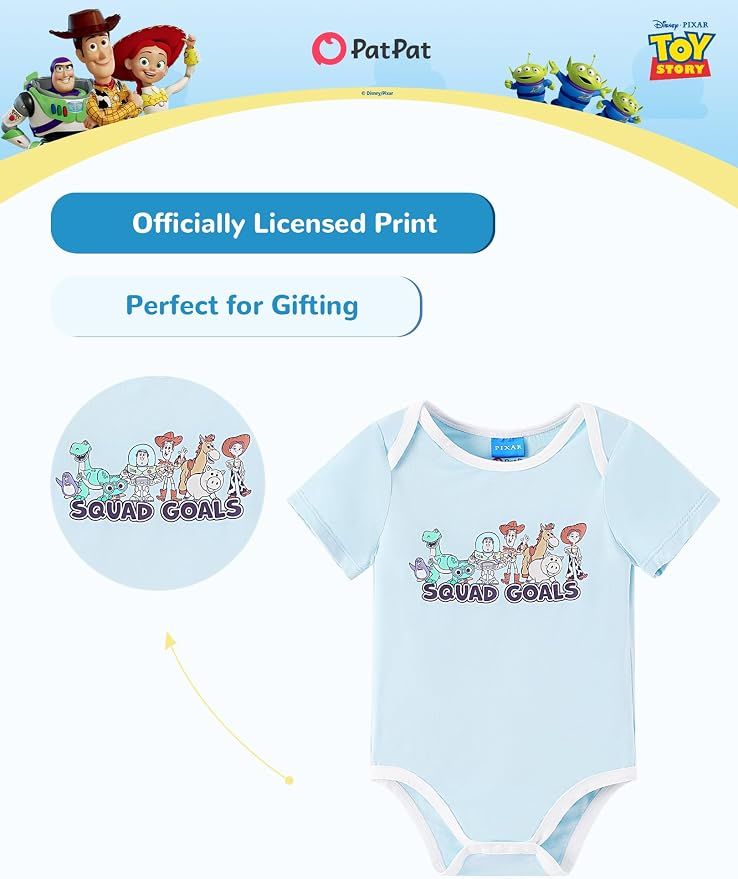 Disney Baby Viscose Made from Bamboo 3-Pack Bodysuits Set Newborn to Infant - Image 4