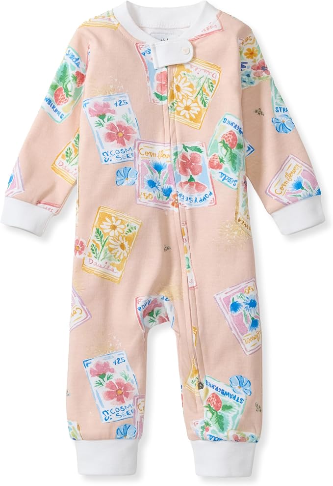 Burt's Bees Baby Unisex Sleep and Play Pajama, Footless One-Piece Zipper PJ | by BurtsBeesBaby