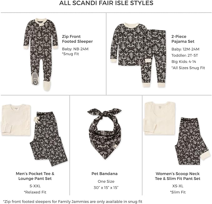 Burt's Bees Baby Matching Family Jammies, Organic Cotton, Holiday Pajamas - Image 2