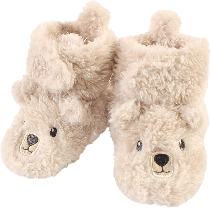 Hudson Baby Unisex Baby Cozy Fleece and Faux Sherpa Booties by HudsonBaby