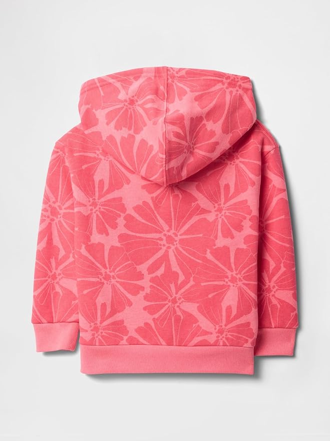 GAP Baby Girls' Playtime Favorite Logo Full Zip Hoodie Hooded Sweatshirt - Image 2