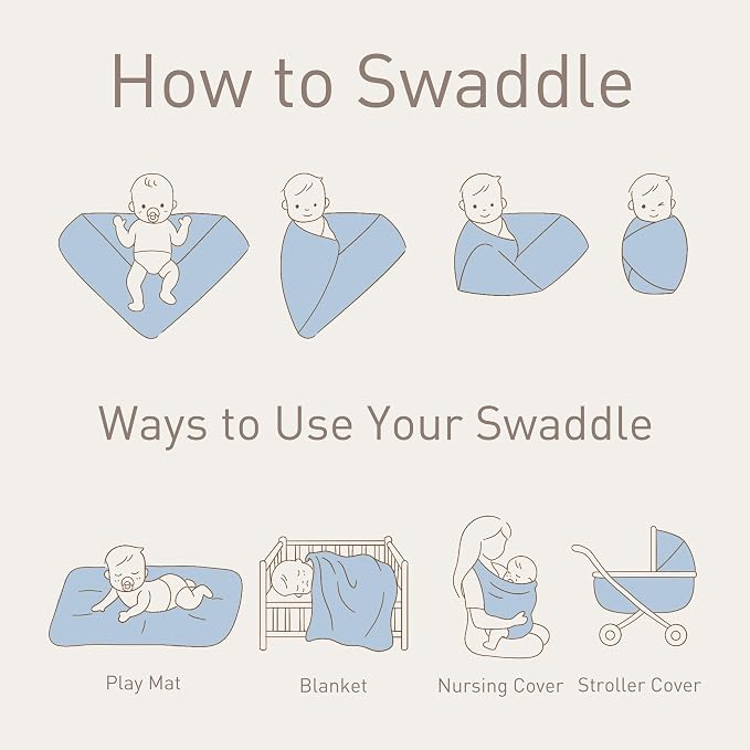 GLLQUEN BABY Muslin Swaddle Blankets - Image 7
