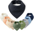 Mère & Moi Muslin Baby Bandana Bibs – 100% Cotton, Soft & Absorbent Drool & by M%C3%A8reMoi