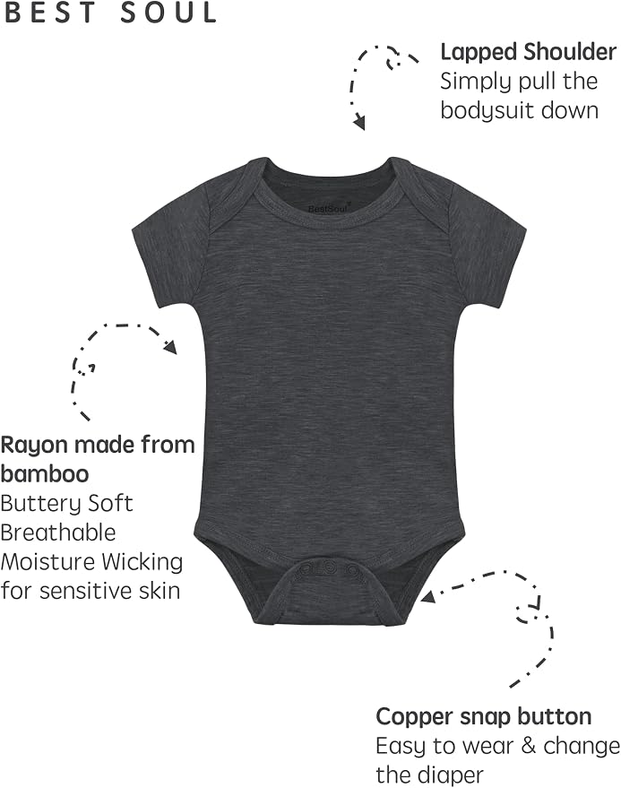 Baby Solid Bodysuit - Image 2