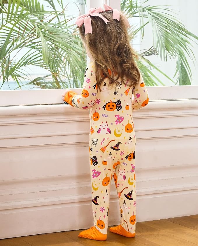 babee Reshinee Viscose derived from bamboo Baby Pajamas Convertible Footie - Image 7