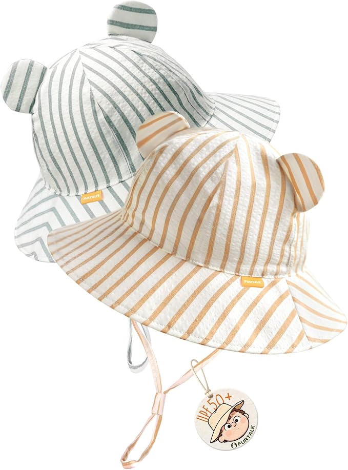 FURTALK Baby Sun Hat Infant Toddler Hat UPF 50+ Bucket Hat by FURTALK