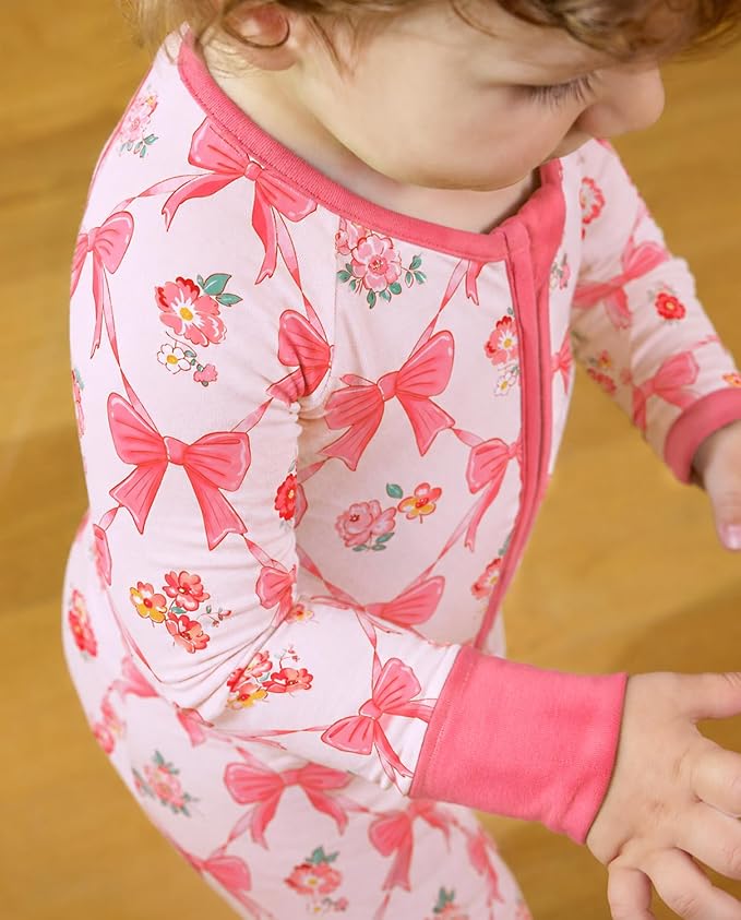 babee Reshinee Viscose derived from bamboo Baby Pajamas Convertible Footie - Image 6