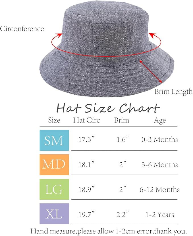 JANGANNSA Dinosaur Baby Boys Sun Hat Cotton Toddler Girls Bucket Hats Summer - Image 6