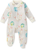 Burt's Bees Baby Boys' Organic Cotton, Sleep and Play Footed Pajamas | Easy zip by BurtsBeesBaby