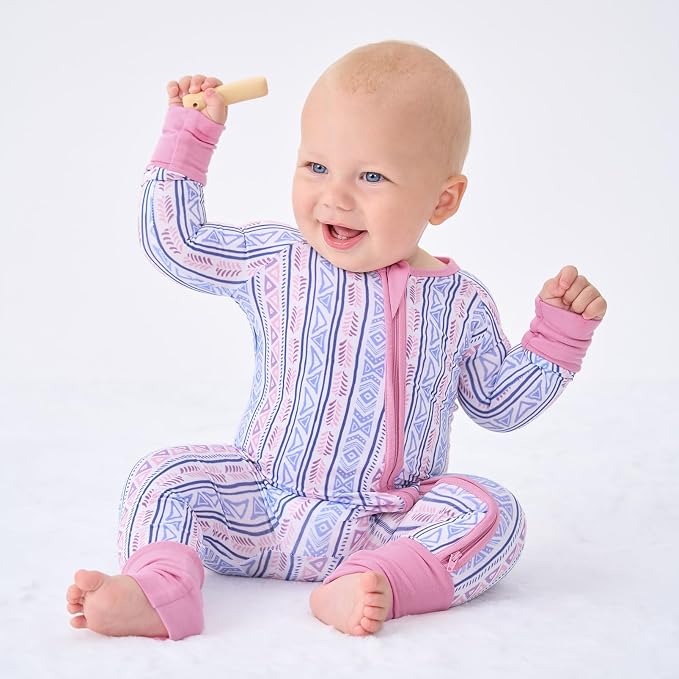 pureborn Baby Sleeper Viscose from Bamboo Zipper Footies 0-24 Months - Image 2