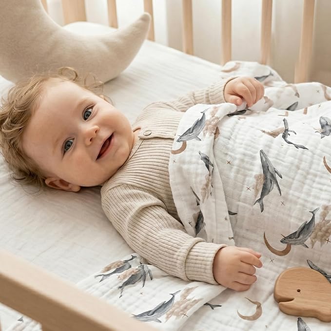 GLLQUEN BABY Muslin Swaddle Blankets - Image 2