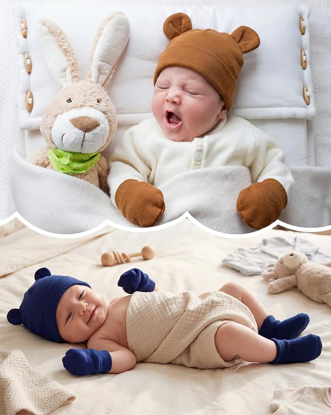 Geyoga Newborn Baby Hat Set - Image 7