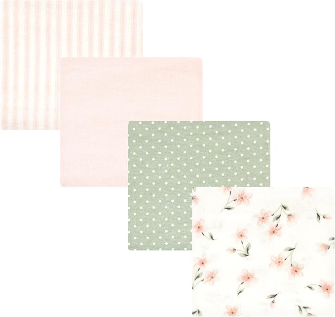 Hudson Baby Unisex Baby Cotton Poly Flannel Receiving Blankets, One Size by HudsonBaby