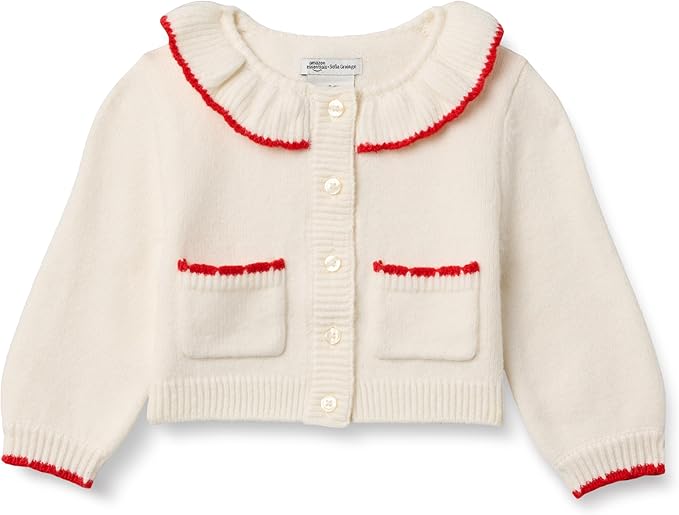 Amazon Essentials x Sofia Grainge Baby Girls' Cardigan Sweater by AmazonEssentials