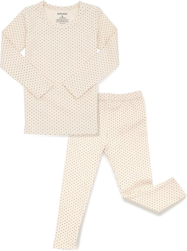 AVAUMA Baby Boys Girls Pajama Set 6M-7T Kids Cute Toddler Snug fit Pattern by AVAUMA