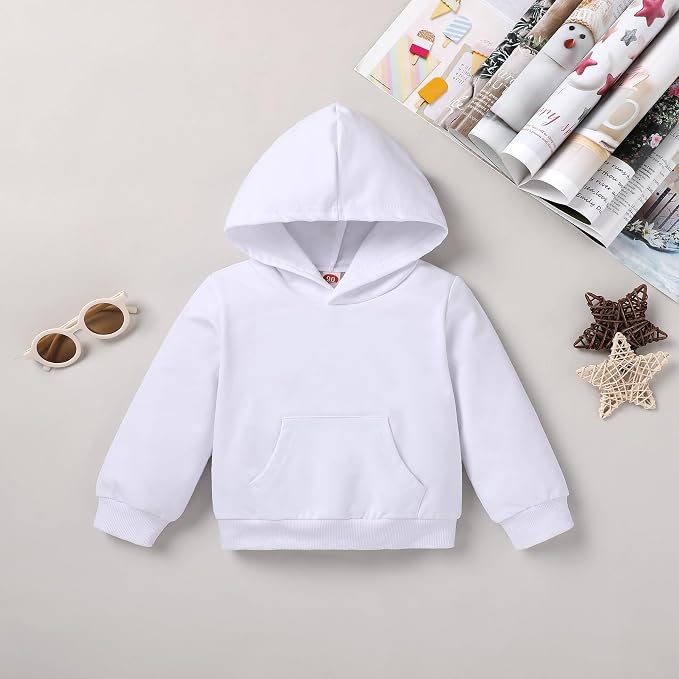Happy Town Baby Fall Outfits for Girl Boy Long Sleeve Hoodie Top and Long - Image 4