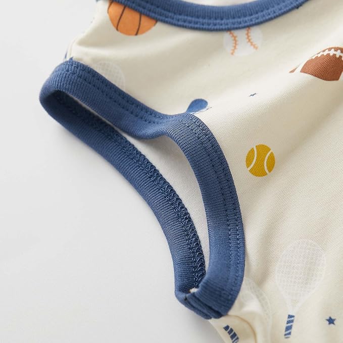 pureborn Baby Girls Boys Bodysuit Super Soft Cotton Romper 0-24 Months | - Image 6