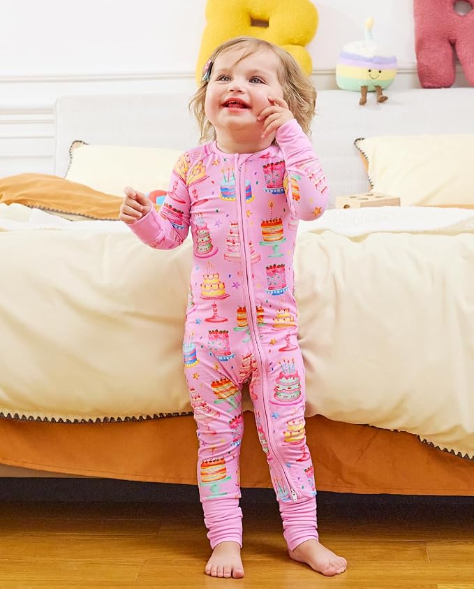 babee Reshinee Viscose Derived from Bamboo Baby Footie Pajamas Convertible - Image 5