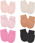 AQOKKA Newborn Baby Mittens No Scratch Cotton Elastic Wrist Gloves Infant by AQOKKA