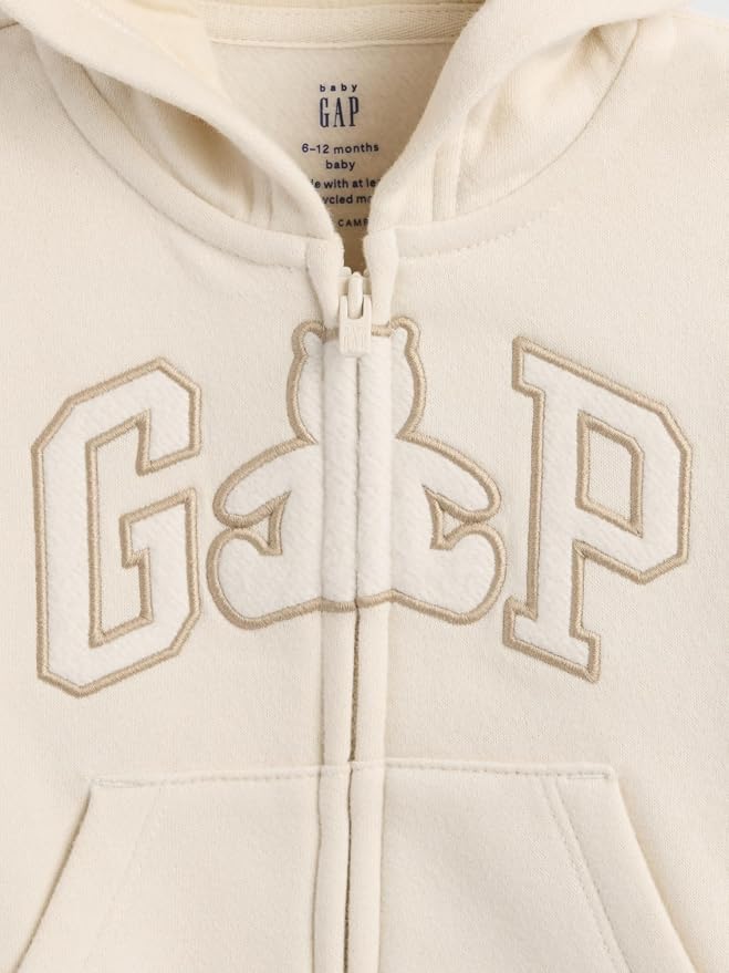 GAP Baby Logo Full Zip Hoodie - Image 3