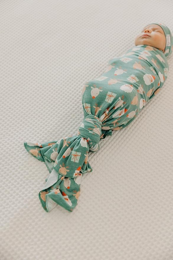 Copper Pearl Swaddle Blankets for Newborns | Soft Stretchy Receiving Blankets - Image 6
