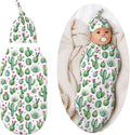 Cactus Swaddle Blankets Soft Receiving Blanket Baby Swaddle Wrap by Figtihw