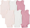 Amazon Essentials Unisex Babies' Sleeveless Cotton Rib Bodysuits by AmazonEssentials