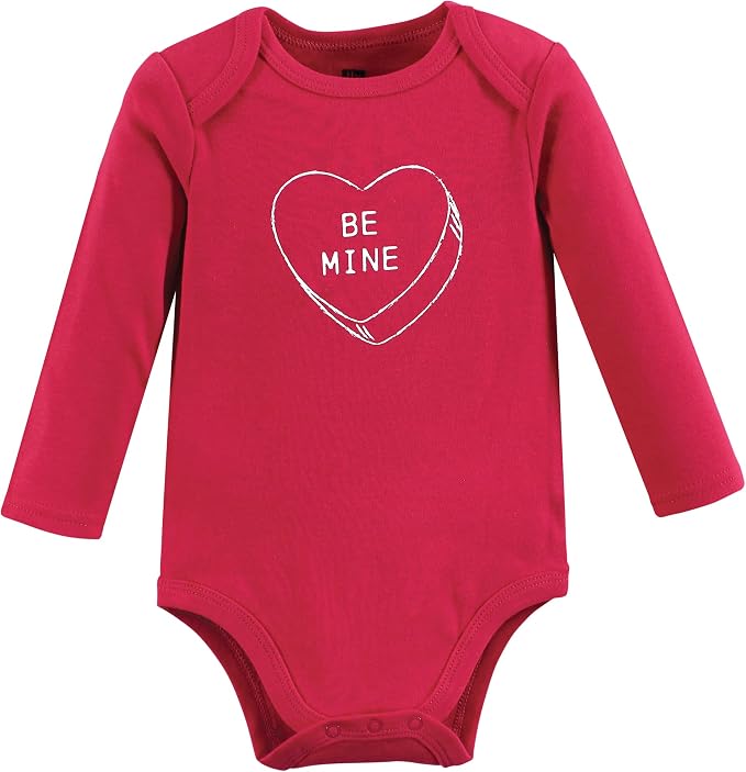 Hudson Baby Baby Girls' Cotton Long-sleeve Bodysuits 3-pack - Image 3