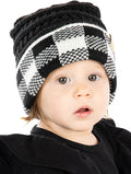 Funky Junque Baby Winter Hat – Cute Newborn Hats, Cozy Warm Infant Beanie, Soft Knit Stocking Stuffer for Babies 0–12 Months