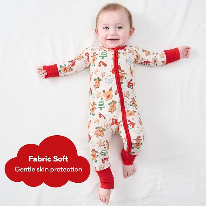 pureborn Baby Sleeper Viscose from Bamboo Zipper Footies 0-24 Months - Image 3