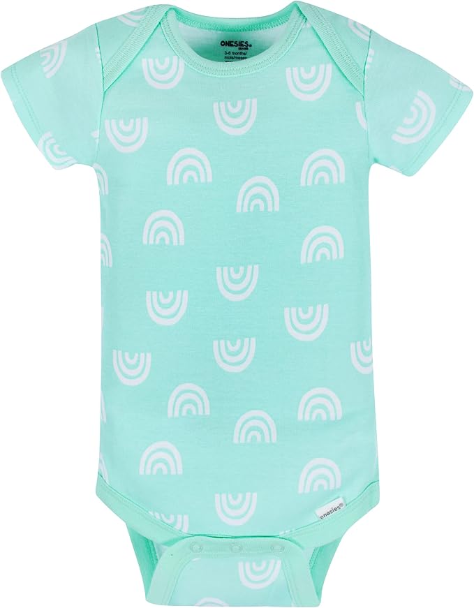 Onesies Brand Baby Girls' 8-pack Short Sleeve Mix & Match Bodysuits - Image 3