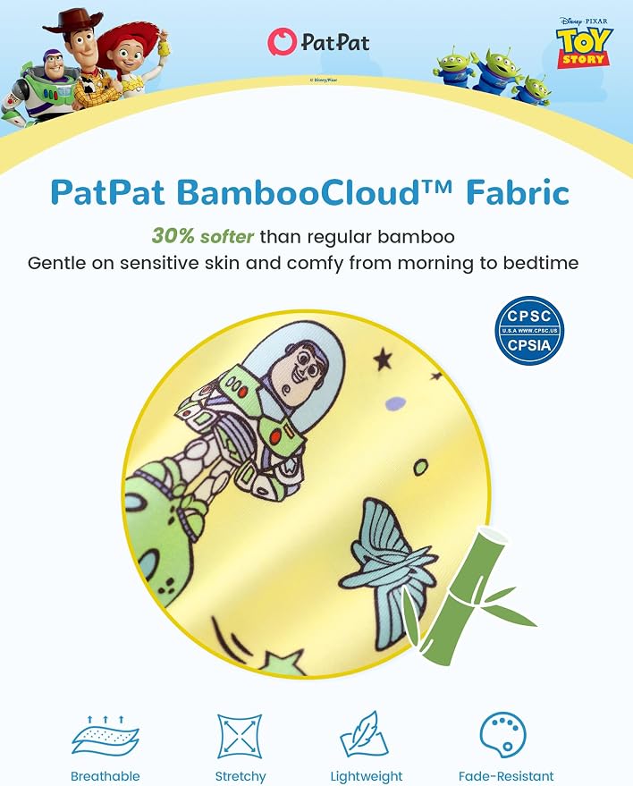 Disney Baby Viscose Made from Bamboo 3-Pack Bodysuits Set Newborn to Infant - Image 6