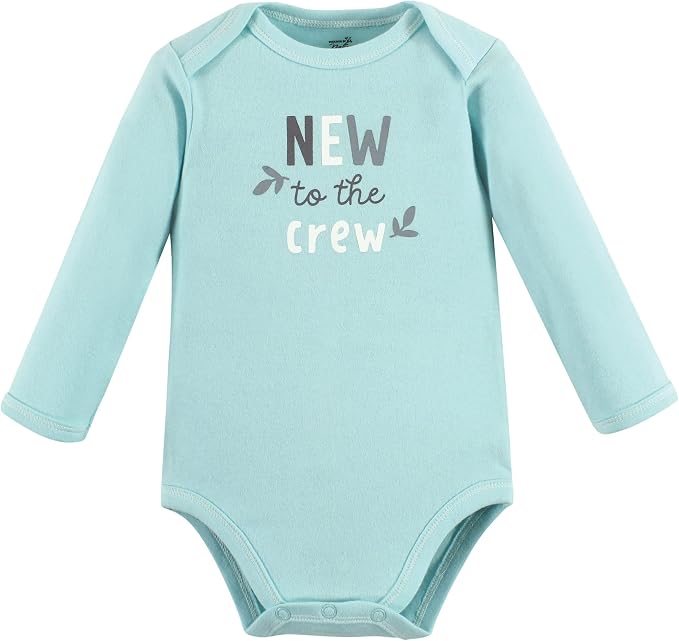 Touched by Nature Unisex Baby Organic Cotton Long-Sleeve Bodysuits - Image 5