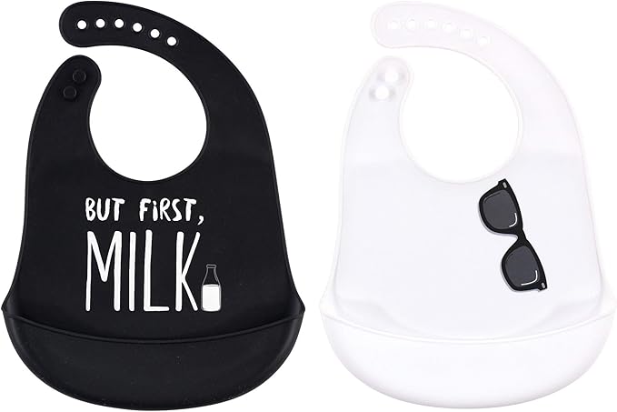 Little Treasure Unisex BabySilicone Bibs by Little+Treasure