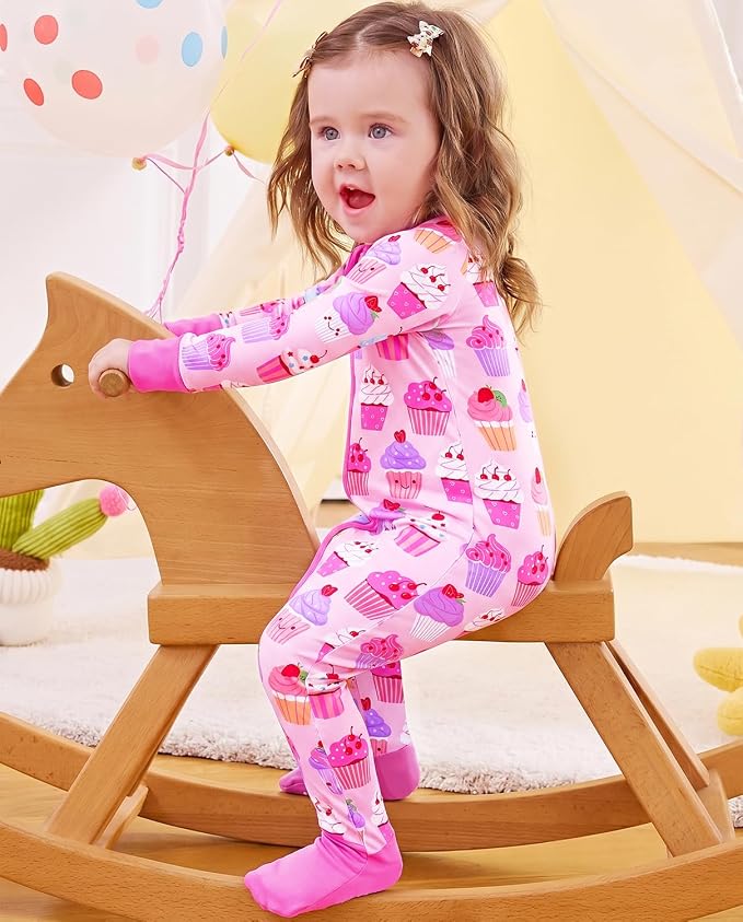 babee Reshinee Viscose derived from bamboo Baby Pajamas Convertible Footie - Image 7