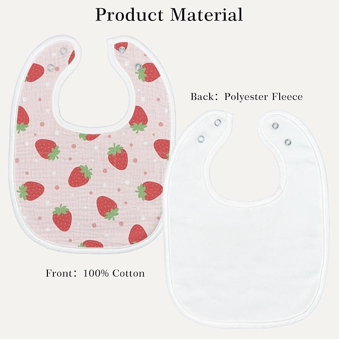 Baby Bibs for Baby Boys Girls 6-Pack - Image 2
