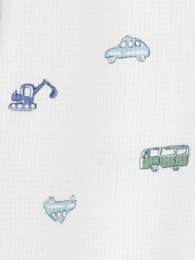 Simple Joys by Carter's Unisex Baby 2-way Zip Thermal Footed Sleep and Play - Image 4