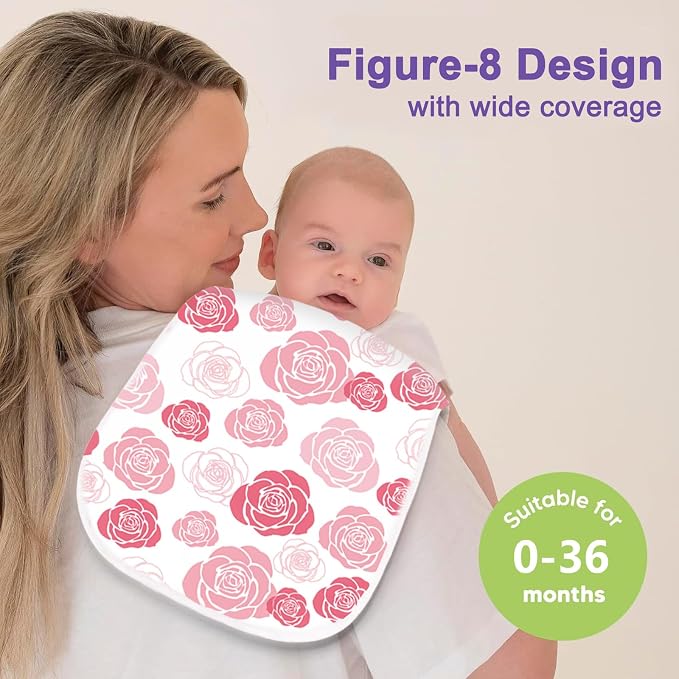 10-Pack Burp Cloths for Baby Boys and Girls - Image 8