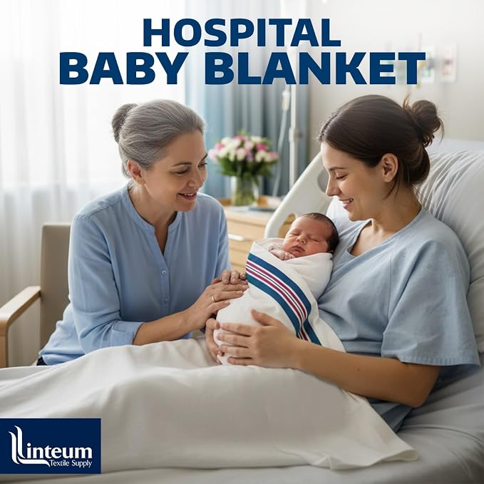 Linteum Textile Supply Hospital Receiving Blankets - Image 2