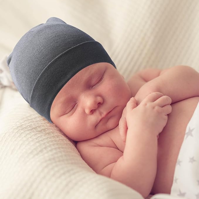 DRESHOW BQUBO 6 Pack Baby Beanie Hats - Image 3
