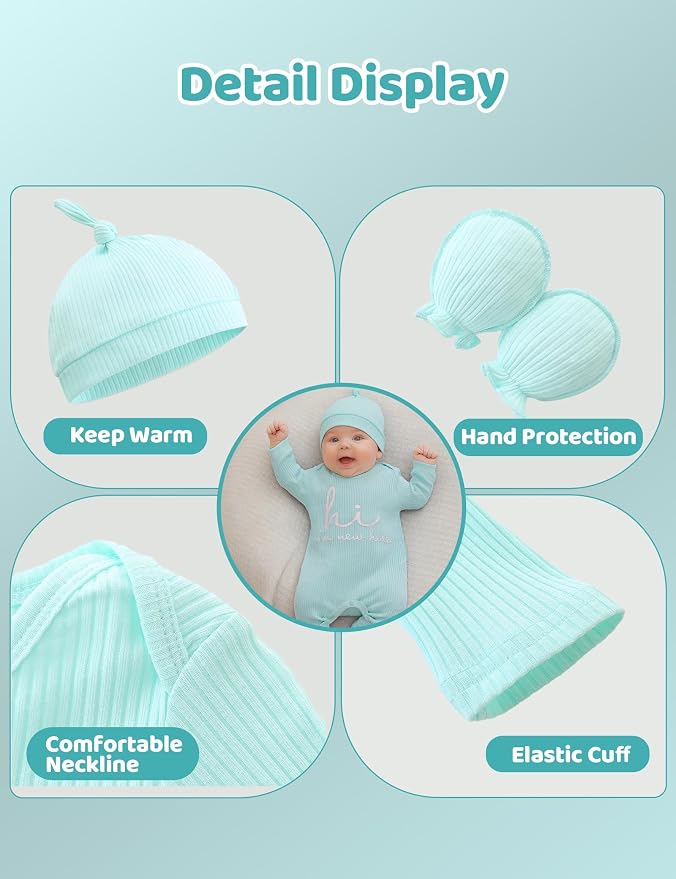 Babymine Newborn Coming Home Outfit Unisex Baby Clothes - Image 5