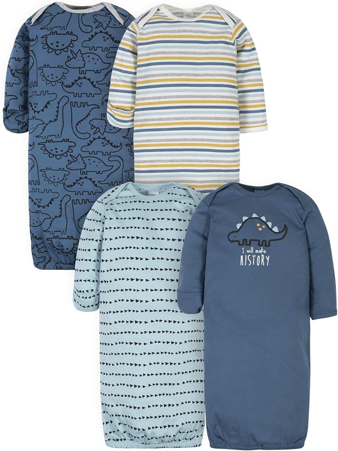 Gerber Baby Boys 4-Pack Sleeper Gown by Gerber