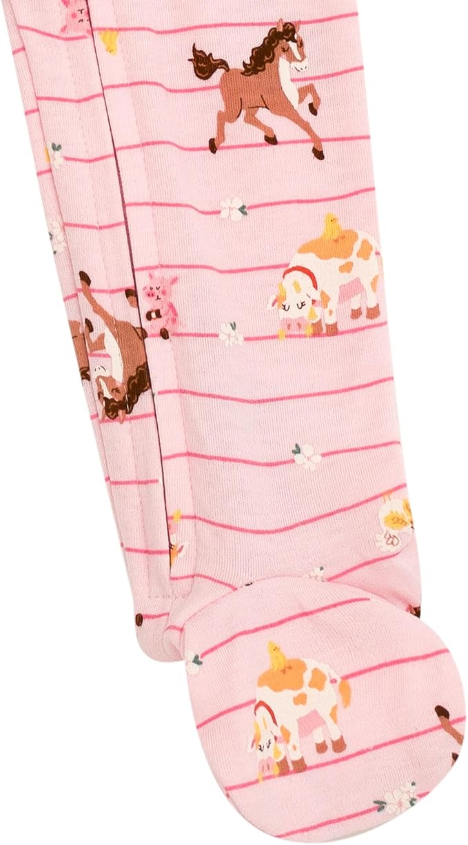 John Deere Baby Boy or Girl Footed Sleep N Play Coverall Newborn - Image 4