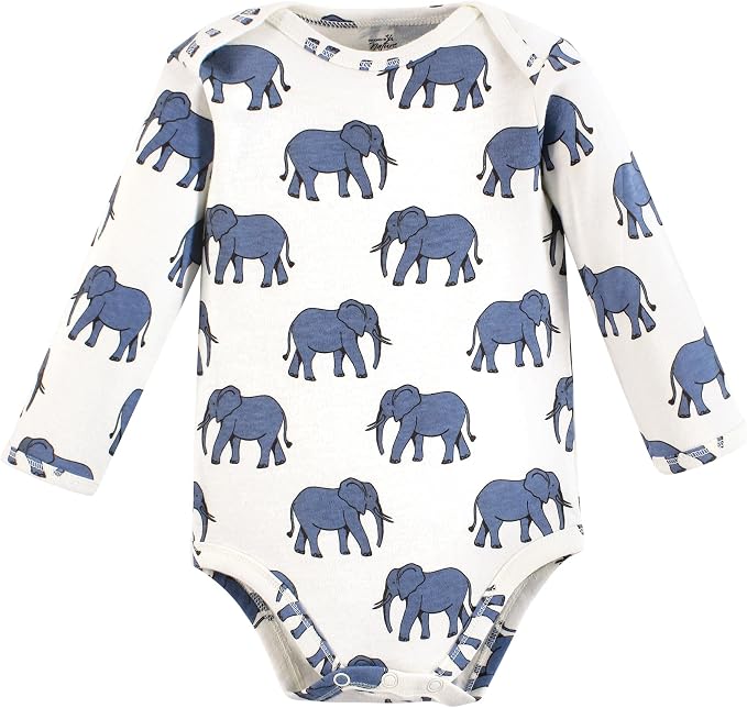 Touched by Nature Unisex Baby Organic Cotton Long-Sleeve Bodysuits - Image 3