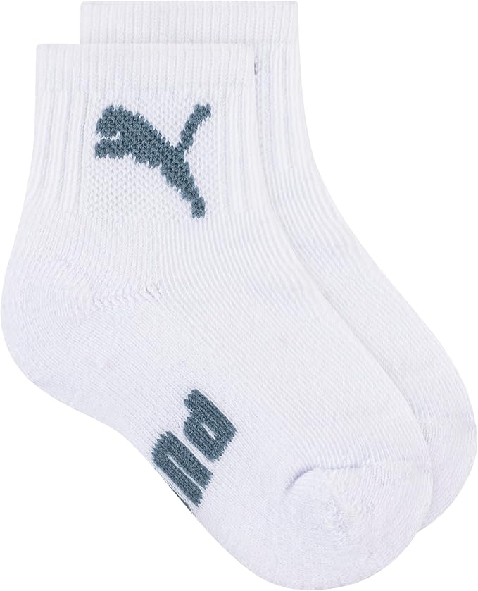 PUMA Unisex Baby 6-pack Infant Anklet Socks, Extra Cushion & Comfort-toe - Image 3