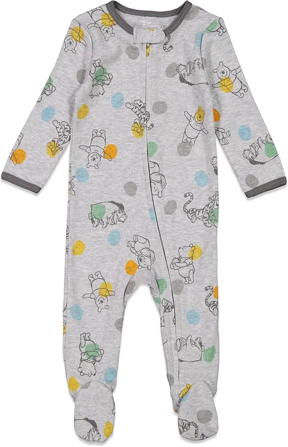 Disney Baby Boys' 2-Pack Footed One-Piece Sleep N' Play Newborn to Infant - Image 3