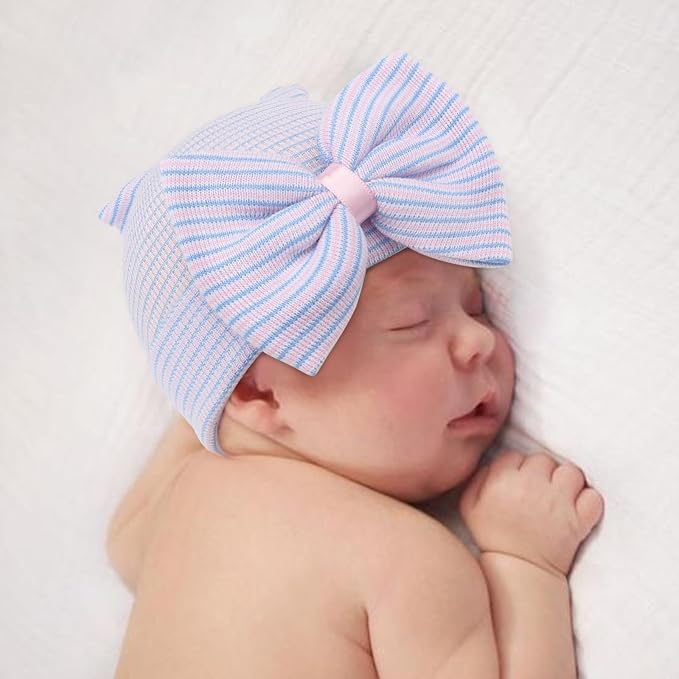 AQOKKA Newborn Baby Girl Hats - Image 4