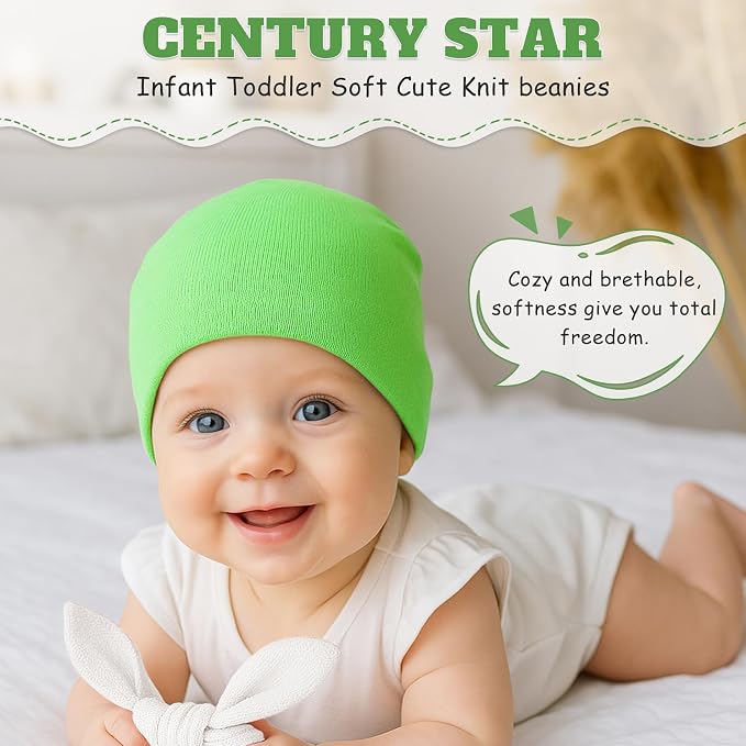Century Star Baby Beanie Hats Newborn Infant Toddler Beanies - Image 5